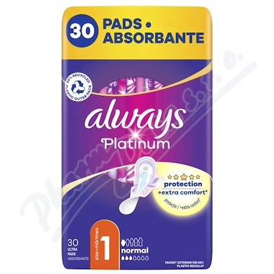 Always Platinum Normal 1 hygienické vložky s křidélky 30ks