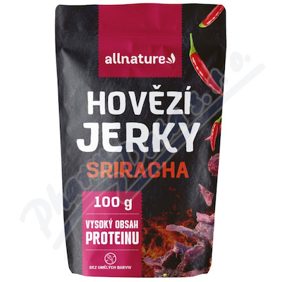 Allnature Beef sriracha jerky 100 g