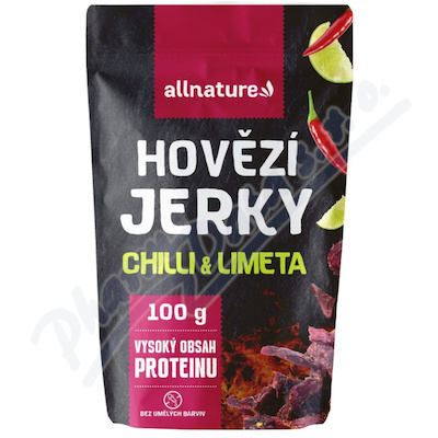 Allnature Beef chilli&lime jerky 100 g
