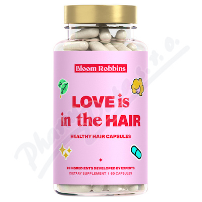 Bloom Robbins Love is in the hair - vitamíny na vlasy s biotinem 60 kapslí