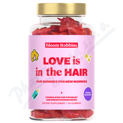 Bloom Robbins Love is in the hair - vitamíny na vlasy pro maminky gumídci 60 kusů