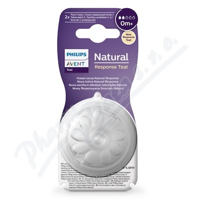 Avent Natural Response 2 savička průtok 0m+ 2 kusy