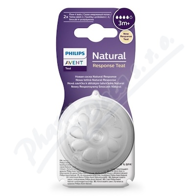 Avent Natural Response 4 savička středný průtok 6m+ 2 kusy