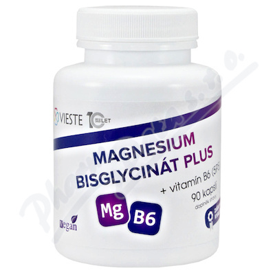 Vieste Magnesium bisglycinát + vitamín B6 90 kapslí