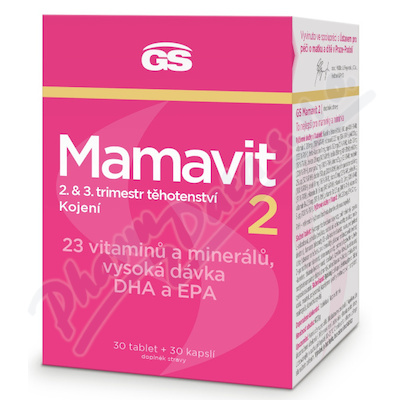 GS Mamavit 2 Těhotenství a kojení 30 tablet + 30 kapslí