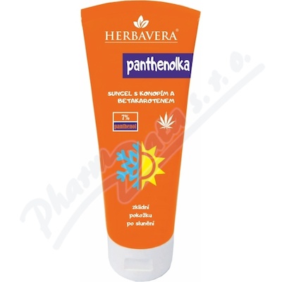 Herbavera Panthenolka gel po opalování s konopím a betakarotenem 200 ml