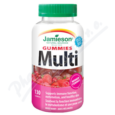 Jamieson Gummies Multi pro ženy 130 želatinových pastilek