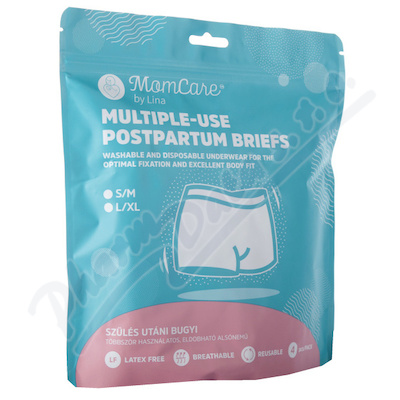 Momcare Poporodní kalhotky pro více použití L/XL 4 kusy