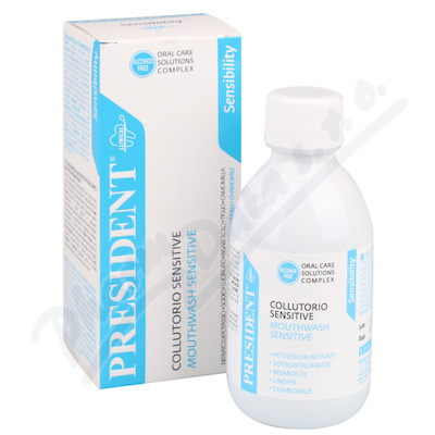 President Sensibility ústní voda sensitive 200 ml