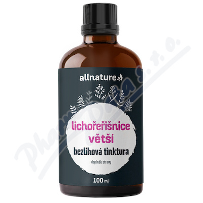 Allnature Lichořeřišnice větší bezlihová tinktura 100 ml