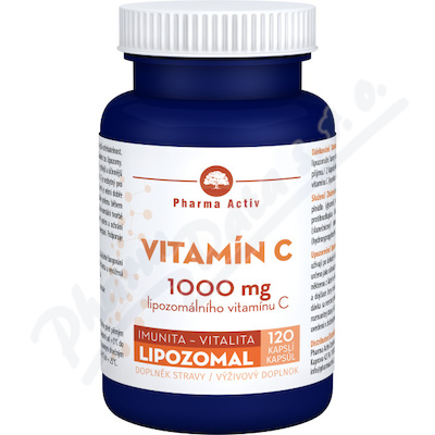 Pharma Activ Lipozomal vitamín C 1000mg 120 kapslí