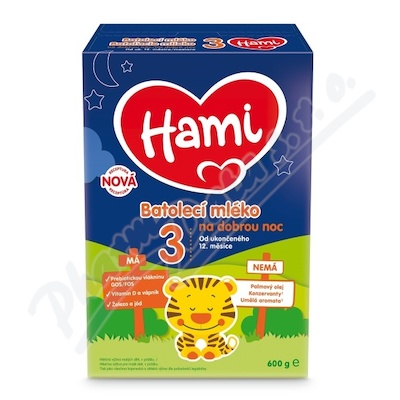 Hami 3 Batolecí mléko na dobrou noc 600 g
