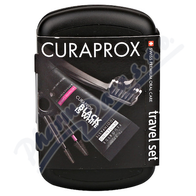 Curaprox Travel set Black is white