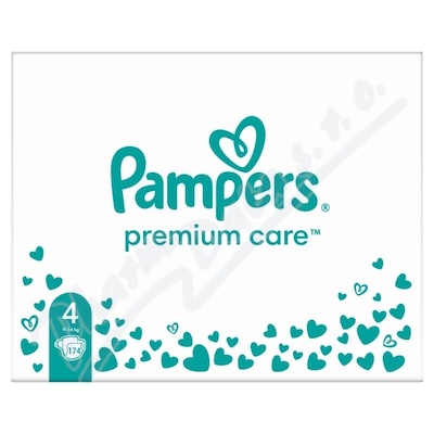 Pampers Premium Care 4 Plenky 9-14kg 174ks