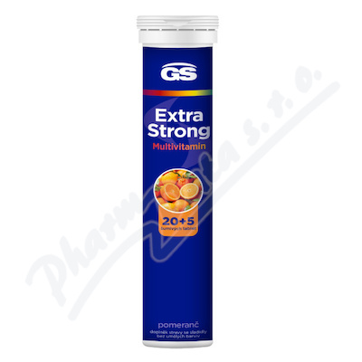 GS Extra strong multivitamin pomeranč 20+5 šumivých tablet