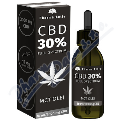Pharma Activ CBD 30% full spectrum MCT olej 3000 mg 10 ml