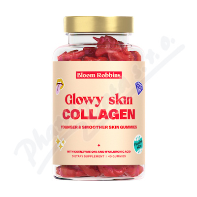 Bloom Robbins Glowy skin collagen - vitamíny pro zlepšení pleti s kolagenem gumídci 40 kusů