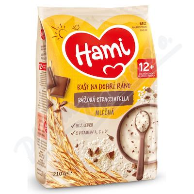 Hami Kaše na dobré ráno Rýžová stracciatella mléčná 210 g
