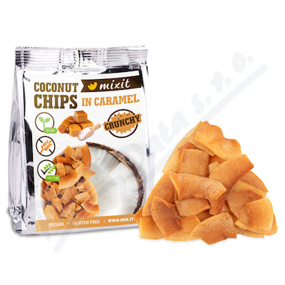 Mixit Kokosové Chipsy karamel 60g