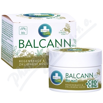 Annabis Balcann CBD+CBG konopná bio mast 50 ml