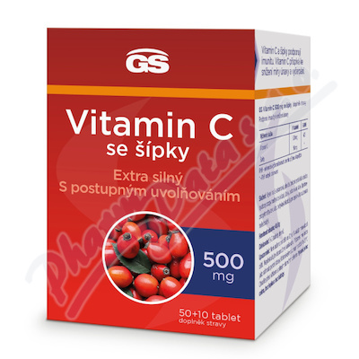 GS Vitamin C500 se šípky 50+10 tablet