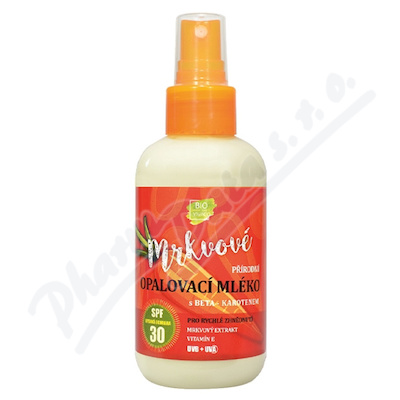 Vivaco Mrkvové opalovací mléko SPF30 150 ml