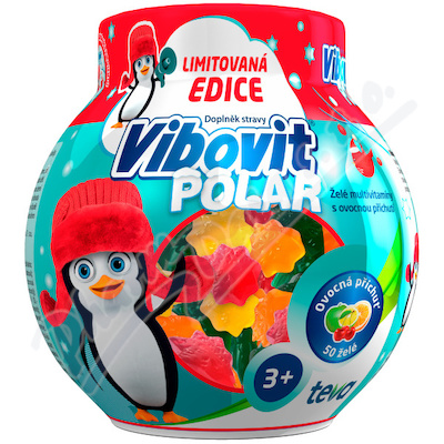 Vibovit Polar želé multivitamíny 50 kusů Limitovaná edice
