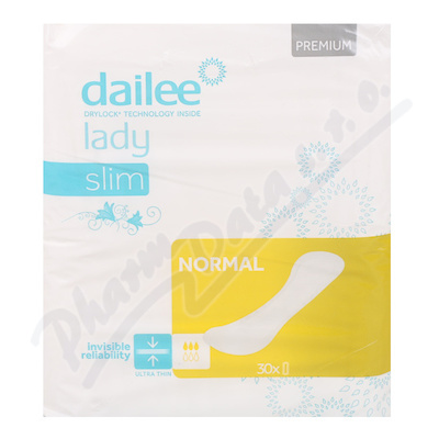 Dailee Lady Premium Slim normal, vložky absorpční, pro ženy, 30 ks