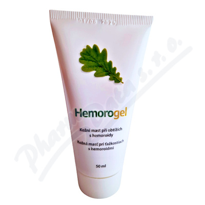Hemorogel Kožní mast při obtížích s hemoroidy 50 ml