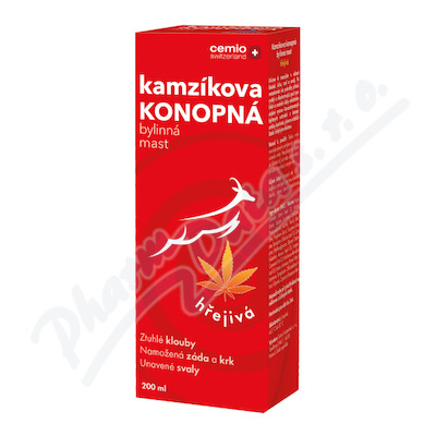 Cemio Kamzíkova Konopná mast hřejivá 200 ml