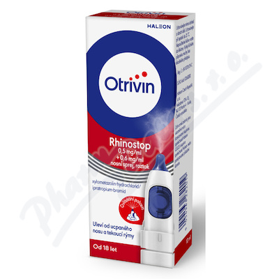 Otrivin Rhinostop 0,5mg/ml+0,6mg/ml nosní sprej  1x10ml+pumpa ii