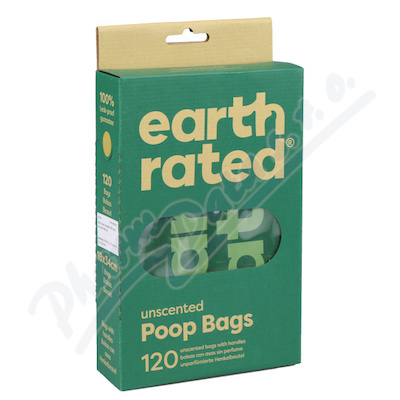 Earth Rated Sáčky na psí exkrementy s uchy bez vůně 120ks box