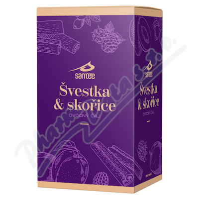 Santée Švestka & skořice ovocný čaj 2g 20 sáčků