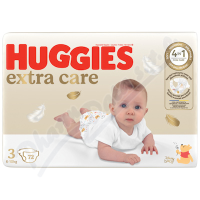Huggies Extra Care 3 vel. 6-10 kg 72 ks