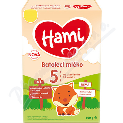 Hami 5 Batolecí mléko 600 g