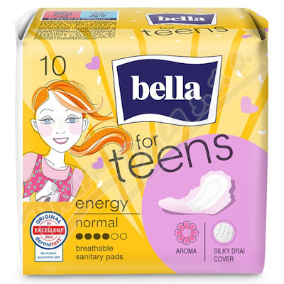 Bella for teens hygienické vložky Energy normal 10ks