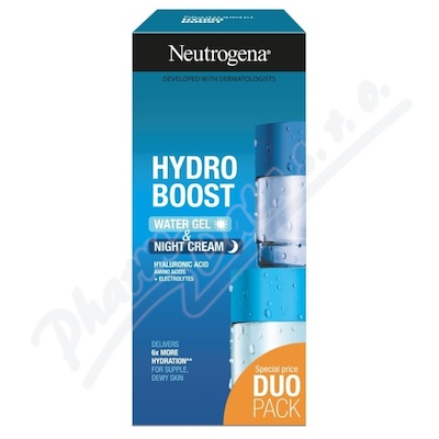 Neutrogena Hydro Boost pleťový gel + noční krém 2x50 ml