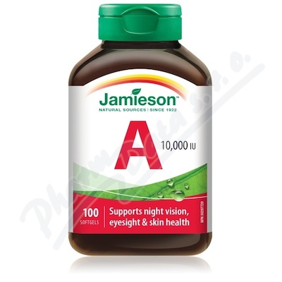 Jamieson Vitamín A 10 000 IU 100 kapslí