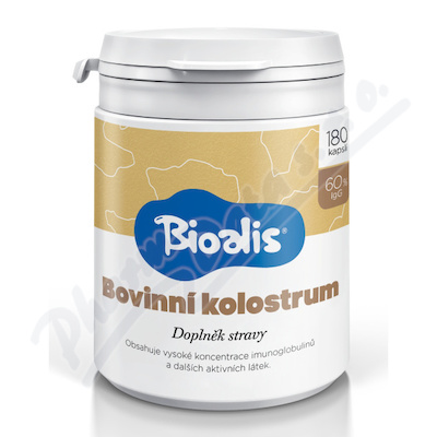 Bioalis bovinní kolostrum 180 kapslí