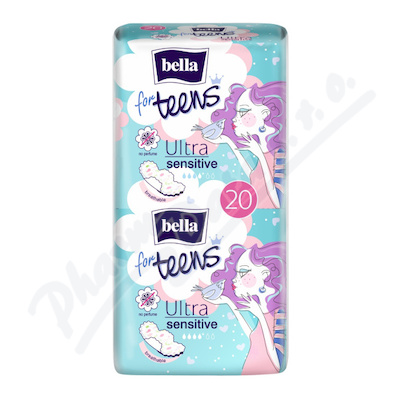 Bella for teens hygienické vložky Sensitive ultra 20ks