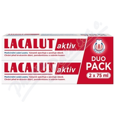 Lacalut Aktiv 2 x 75 ml Duopack