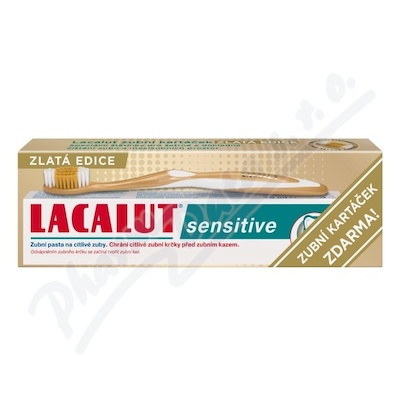 Lacalut Sensitive zubní pasta 75 ml Zlatá Edice
