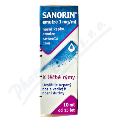 Sanorin Emulze 1mg/ml nas gtt eml 1x10ml