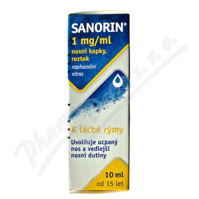 Sanorin 1mg/ml nas gtt sol 1x10ml