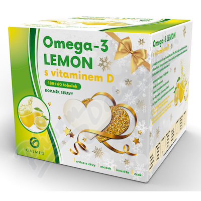 Galmed Omega 3 Lemon + Vitaminem D 180+60 tobolek