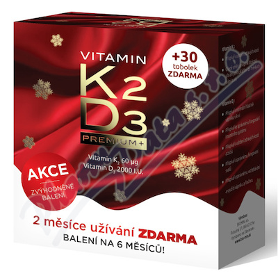Biomin Vitamin K2+D3 2000 IU Premium 60+30 tobolek