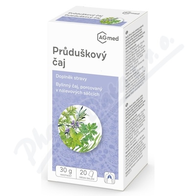 Průduškový čaj 20 sáčků AGmed