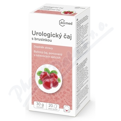 Urologický čaj s brusinkou 20 sáčků AGmed