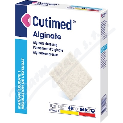 Cutimed Alginate 10cmx10cm alginátové krytí s absorpční vlastností