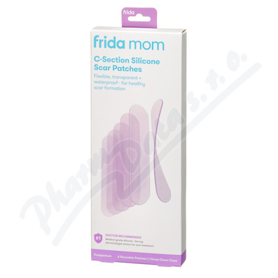 Frida Mom C-Section Silikonové náplasti na jizvu po císařském řezu 6 ks